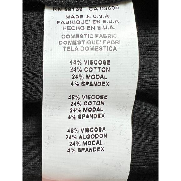 FIFTEEN TWENTY TOP WOMENS SIZE SMALL ZELDA FITTED CROSSOVER STRETCH BLACK NEW - Picture 11 of 14